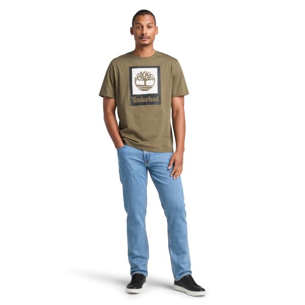 Timberland Stack Logo Futbolka